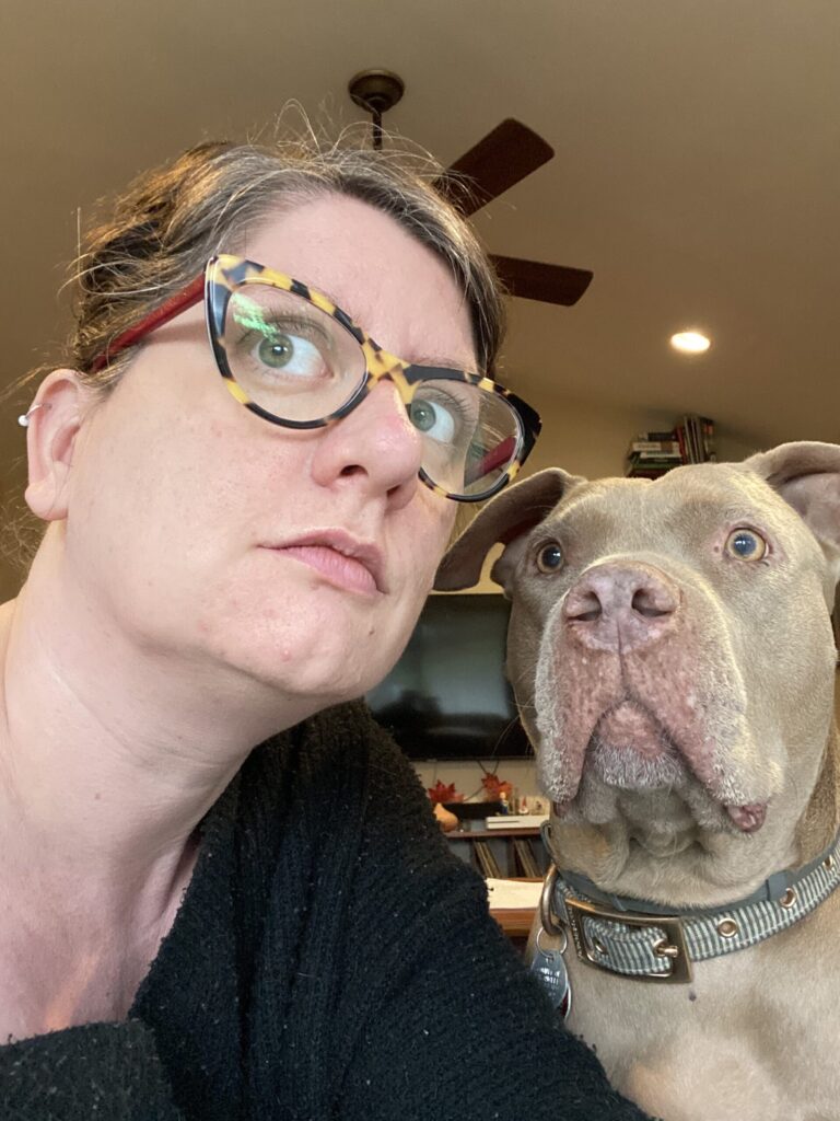 Megan Gerig and her dog, Honey